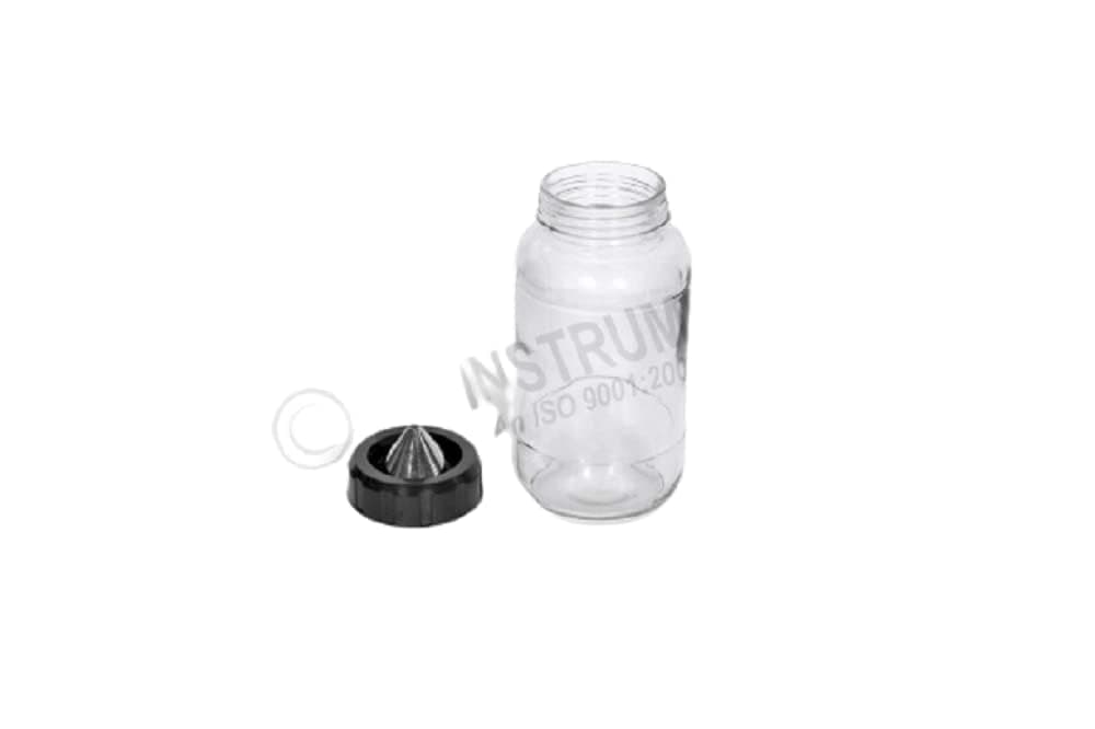 Pycnometer Bottle for Specific Gravity Test of Soli With Rubber O-ring & Brass Cap-ISI marked (1000ml)