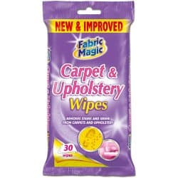 Fabric Magic Carpet & Upholstery Wipes Pack 30