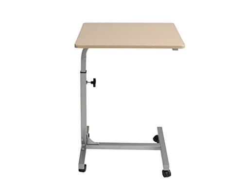 Generic Height Adjustable Rolling Desk For Labtop Cart Over Bed Hospital Table