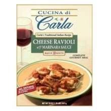 Carlas Precooked Cheese Ravioli Pasta, 2 Pound -- 4 per case.