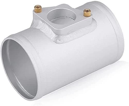KIMISS Air Meter Base Air Flow Sensor Mount Airs Intake Meter Base MAF Sensor Mount MAF Adapter Pipe Car Airflow Adapter Pipe Housing Meters Intake Turbo Mounts (Outer diameter 63MM)