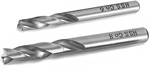 Spot Weld Drill Bit Set, 2pcs HSS CO6 & CO8 Cobalt Rotary Spot Weld Cutters, Power Drill Spot Welding Removal Tools for Auto Body Repair & Metalworking, Separate Spot Welded Panels