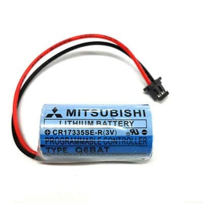Replacement 3V PLC Battery for Mitsubishi CR17335 with Plug