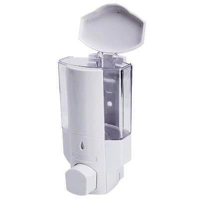 kwanchan New ABS Bathroom Single Head Wall Mounted Lotion Soap Dispenser 400ml Shampoo