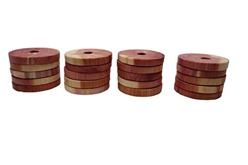 Fresh Cut Cedar Hanger Rings - 20 pk