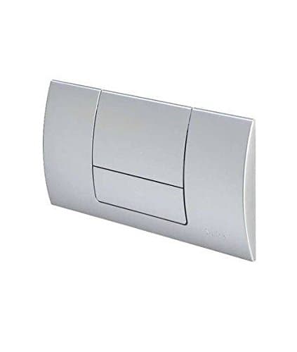 Viega 81801 Flush Plate,Standard 1 Actuating Front Made of Plastic, Matte Chrome
