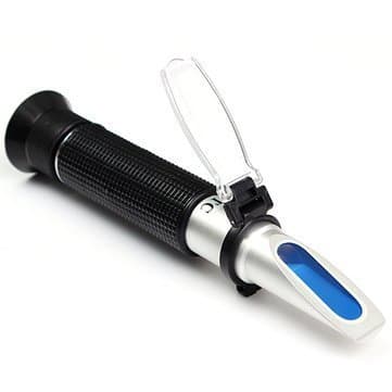 MCP Portable Handheld Polypropyene, Auto Refractometer Digital Salinity Meter For Water Testing, Brix Refractometer (0-100%).