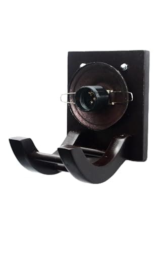 Traditional Indoor Wall Light Brown Color Globe Shape E27 Holder Upto 100-Watts Made in India (Bulb Not Included) Pack of 1(Wood) (Classic, 1)