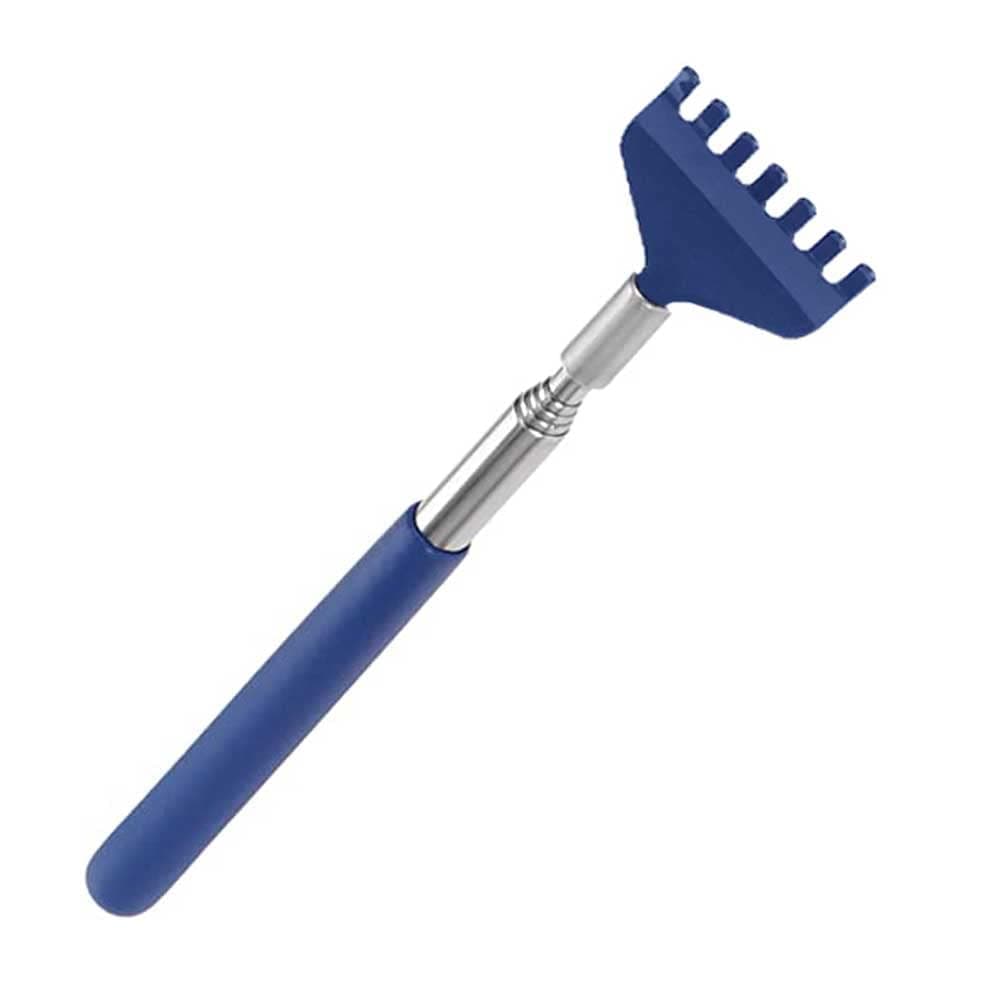 SOWUGI Back Scratcher Massager Metal Compact Extendable (Blue)