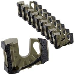 10-Pack Wedge-It Ultimate Door Stop - OD Green