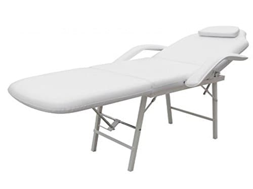 73" Foldable Thick Cushion Comfortable Massage Table Chair Black Bag Portable Design Heavy Duty Steel Frame Tattoo Parlor Spa Salon Facial Bed Beauty Adjustable Height Professional Therapist Use