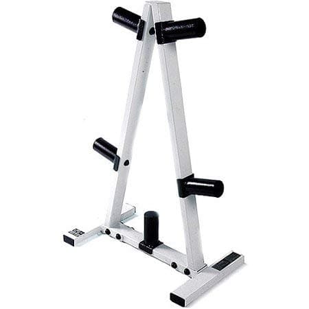 CAP Barbell 2" Plate Hole Tree Olympic Plate Rack in Black/White