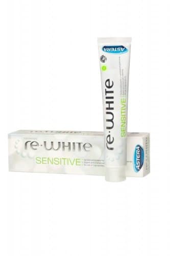 Aroma Toothpaste Astera Re-White Sensitive, 75 ml