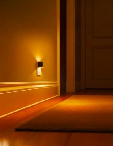 Night Light 2 Pack, L LOHAS LED Night Lights Plug into Wall, Dusk to Dawn Sensor Nightlight, 3 Level Brightness Adjustable, 1600K Amber Light