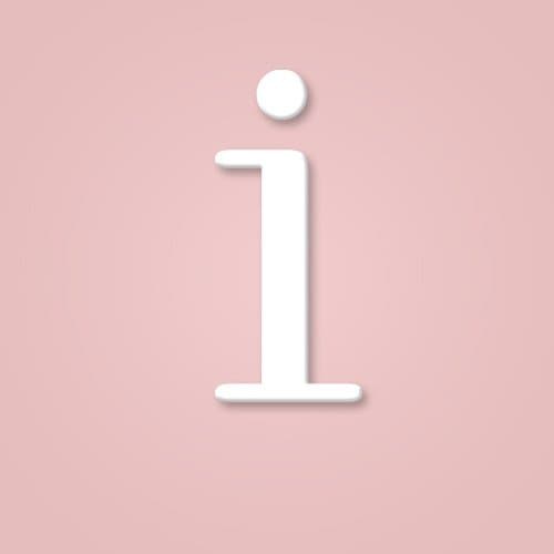 Wooden Wall Letter Hanging Initials Letter: I