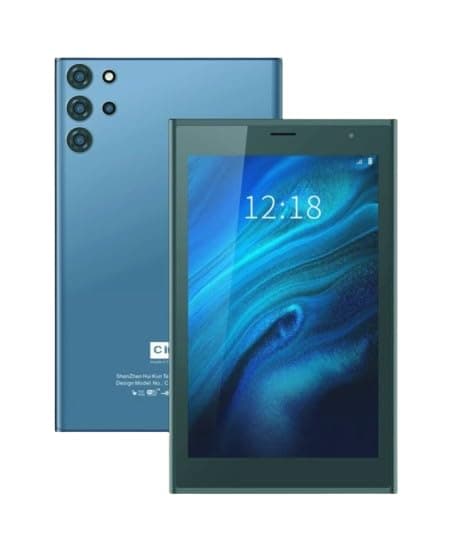 CM522 Smart 7" Tablet - 5G Compatible BUILT IN 6GB RAM 128GB BUILT IN MEMORY With Android,Quad-Core Processor,Wifi,Zoom Supported Face Unlock Tablet PC Blue.