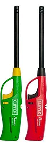 Clipper Neo Flama Kitchen Lighter Assorted Colour (Pack of 2)