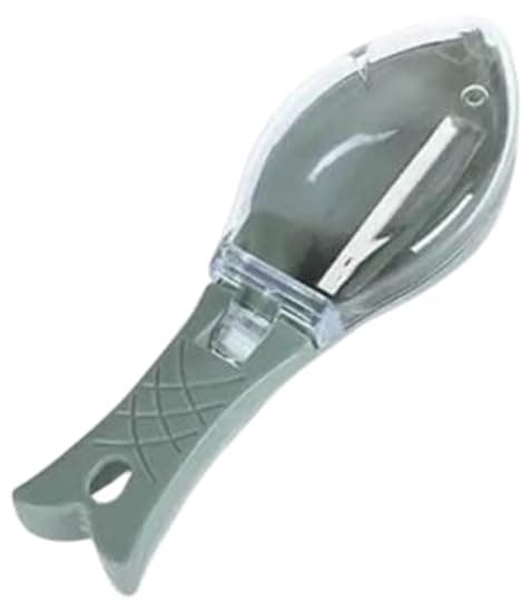 AK Ultimate Fish Scale Scraper,Fish Scaler Sawtooth Scale Descaler Scraper Cleaner Fish Scales Brush Shaver Remover Scale Knife Peeler Skin Peeler Fish Tools Kitchen Gadget