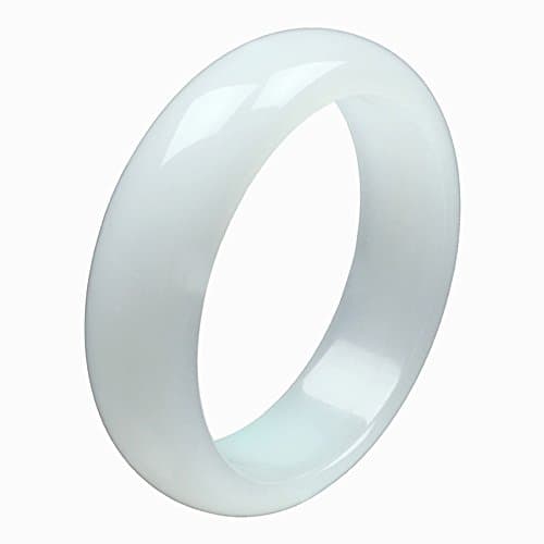 Burmese Natural white jade bangle AAA Jadeite flawless