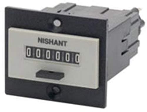 Nishant 230 V Plastic Electro Magnetic Impulse Counter