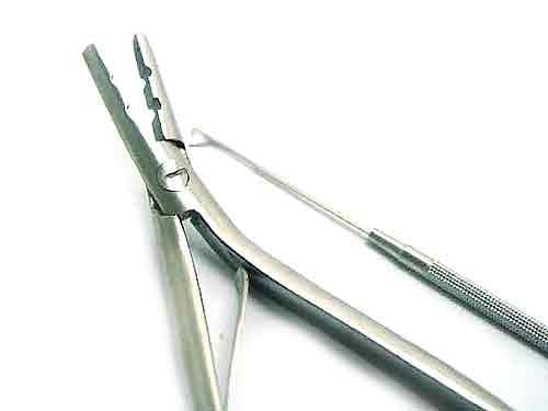 New Stainless Steel Pliers Needle Tool Set for Micro Ring Link Tube Beading I Tip Stick Human Hair Extension