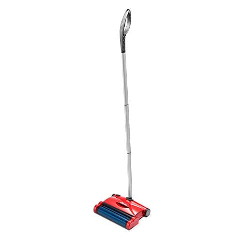 Vileda 153036 Easy Sweep Rechargeable Cordless Sweeper, Red