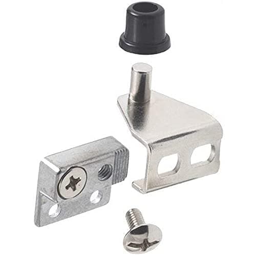 Hinge Outlet Pivot Door Hinge, Flush Door Removable Concealed, Nickel, 2 Pack