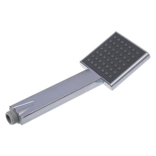 Chrome Single Function Square Shower Head Hand Shower
