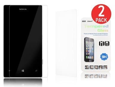 2 x Lilware Tempered Glass Screen Protector for Nokia Lumia 520. Two Glass Protectors Included. Extremely Durable and Anti-Scratch Front Screen Protector. Transparent