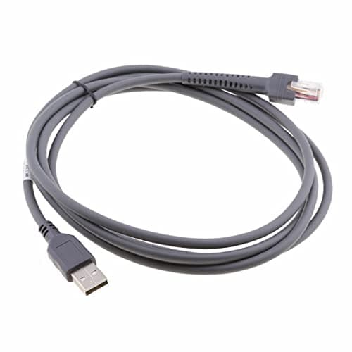 USB Cable for DS2208 1D 2D Zebra Symbol Barcode Scanne1.8Meter