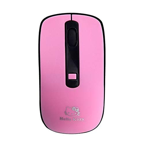 rechargeable wireless mouse - Weyes Hello Kitty Rechargeable Wireless Mouse Mice souris sans fil Computer PC Gamer USB 2.4Ghz Girl Pink KT Mouse With Battey (Pink)