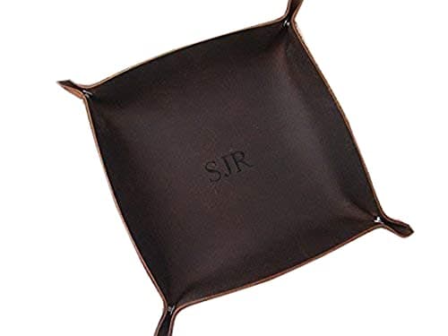 Leather Catch All,Personalized Leather Tray,Custom Leather Tray,Leather Dish,Catchall,Travel Valet Tray,Desk Tray,Baskets,Handmade Tray