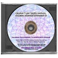 BMV Quantum Subliminal CD Psychokinesis: Telekinesis Mind Program (Ultrasonic Subliminal Series)
