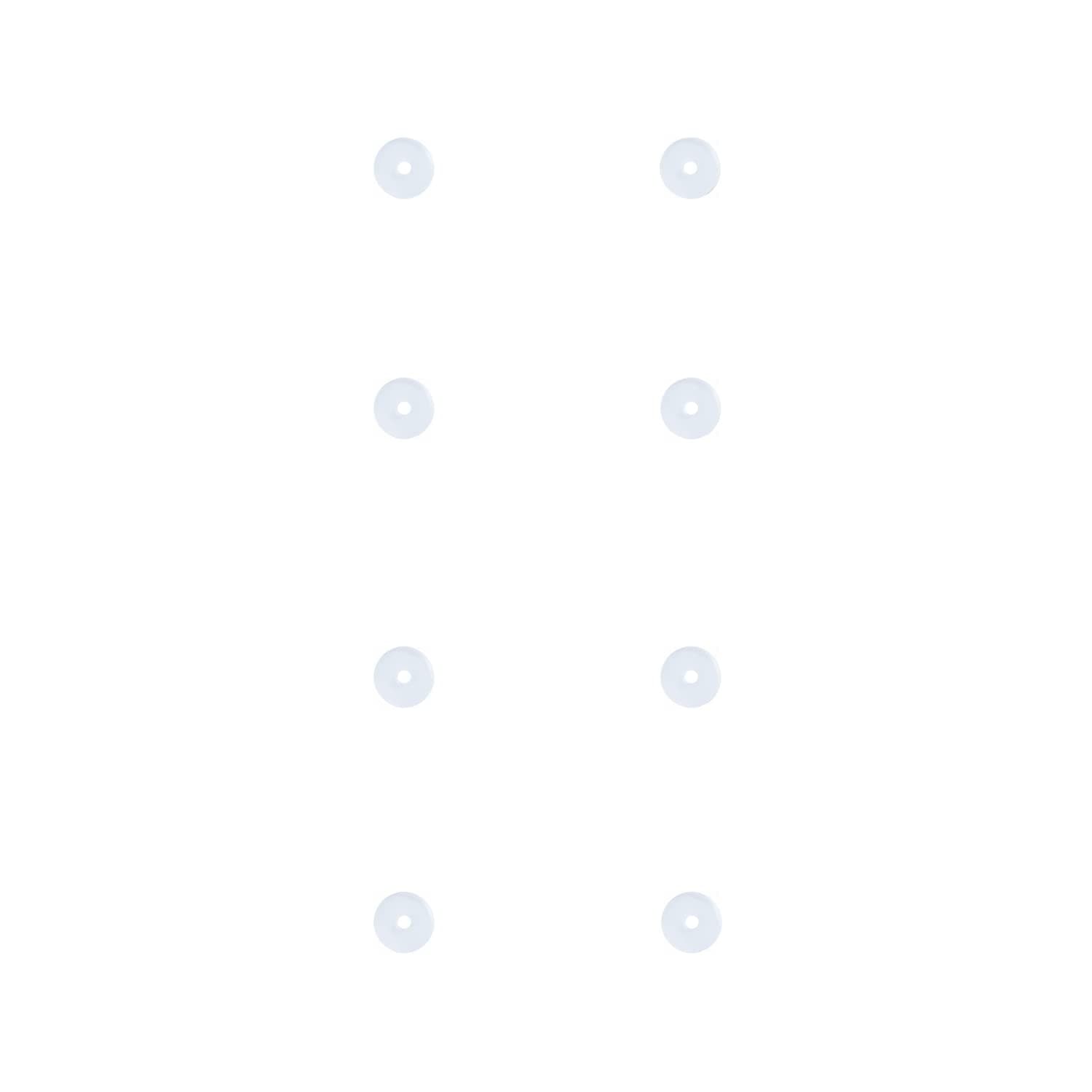 Bloomfall Clear Piercing Disc for Nose Piercing Bump Treatment, Silicone Earrings for Keloids Healing Pads, 3MM5MM7MM9MM, silica gel, no gemstone