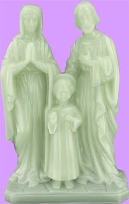 Luminous Holy Family Statue