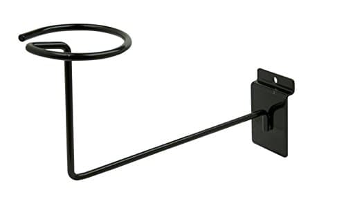 Millinery Hat Displayer for Slatwall Black