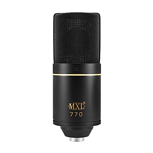 MXL Mics MXL-770 XLR Microphone (Unidirectional, Black)