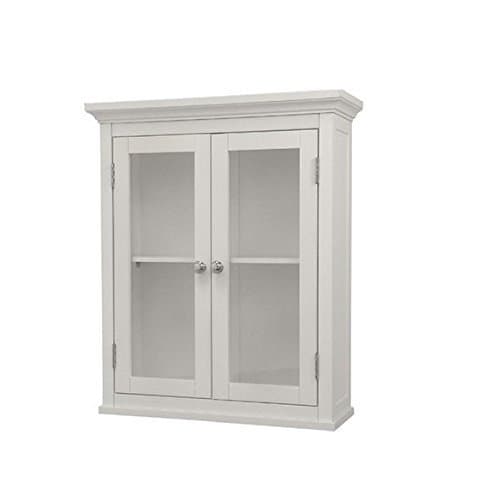 Classique White Wall Cabinet with Two Doors