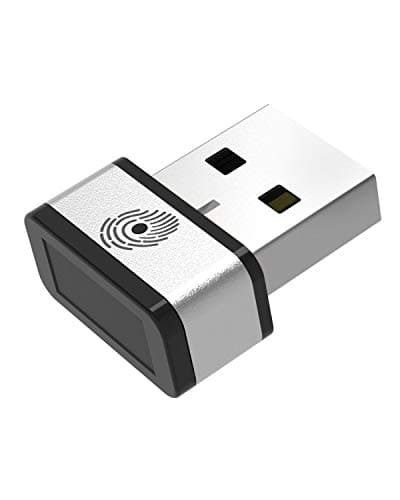 PQI Mini USB Fingerprint Reader for Windows 7,8 & 10 Hello, My Lockey 360° Touch Speedy Matching Multi Biometric fido Security Key