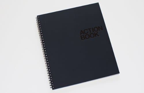 Behance, Action Method Action Book - Blue (8.5" x 10.5") [Spiral-bound] Office Product