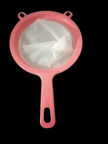 WINSLOW Net Milk Water Strainer Garani Plastic Filter Mesh Nylon Milkcan Fitted (1 pc) Net Length 19 cm, Dia 22 cm