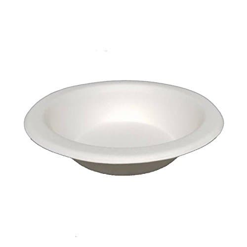 Earthable- Eco-Friendly, 100% Compostable, Renewable and Recyclable, with Sugarcane Fiber Heavy Duty Disposable Bowls (125, 16oz)