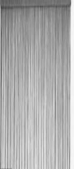 Black String Curtain 40x110" for Windows, Wall Décor , Door Divider and Party Event