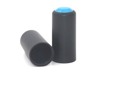 a Pair (2pcs) Blue Battery Screw on Cap Cup Cover for Pgx2 Slx2 Wireless Microphones