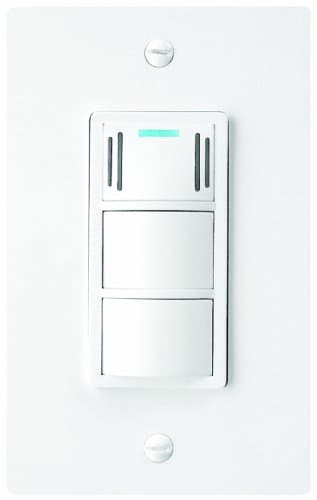 DewStop FS-200 Condensation Control Sentry Fan and Light Switch, White