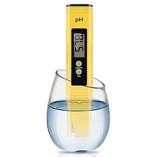 Digital pH Meter, Pool pH Water Tester kit for Household Drinking, Pool and Aquarium Maintenance, Pen Type Water Quality Tester with ATC, Auto Calibration Function and 3 pH Buffer Powder Packets