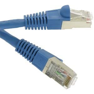 GadKo 90Ft Cat.7 SSTP Patch Cable 600MHz Molded Blue