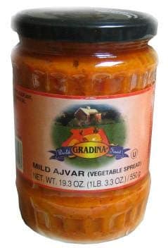 Ajvar Mild Vegetable Spread (gradina) 19.3oz