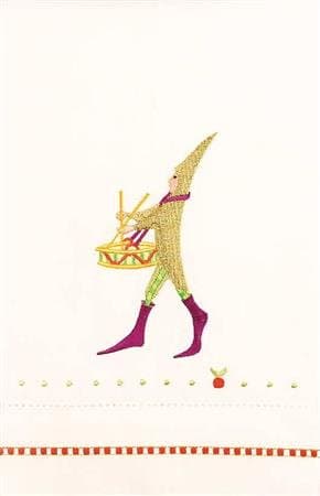 Patience Brewster - Drummer Drumming Tea Towel