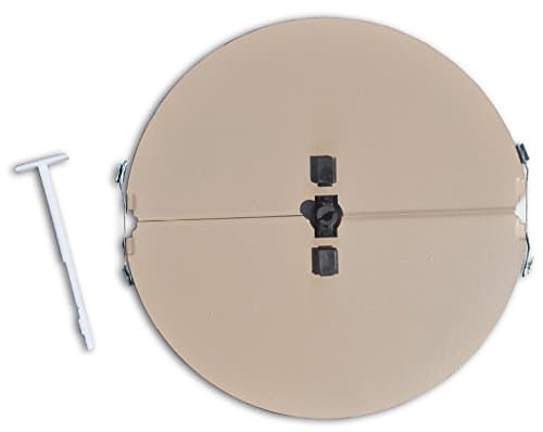 8" Butterfly Damper with Mounting Clips 802